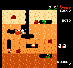 打空气 (Dig Dug)